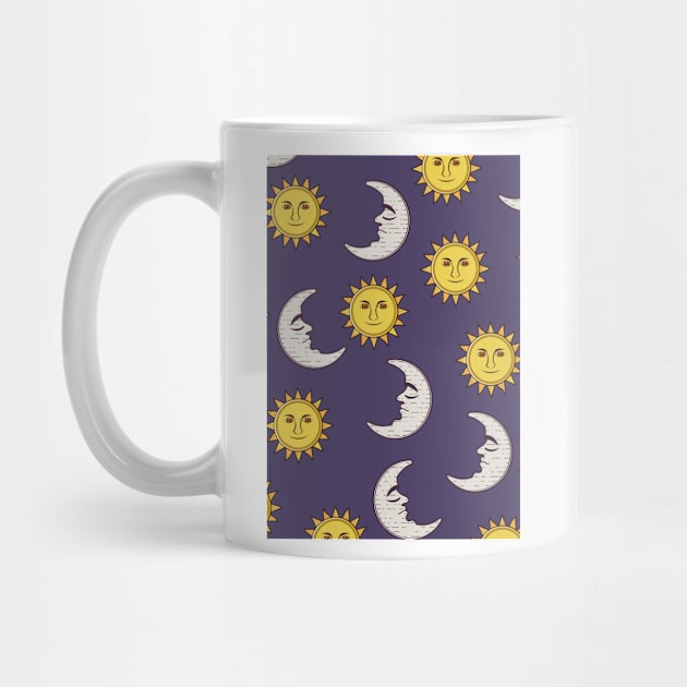 Moon and Sun pattern by nickemporium1